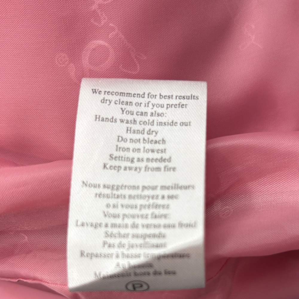 Samuel Dong Pink Glam Ruffled 3/4 Sleeve Cropped Lined Jacket, Size XL - Picture 9 of 11